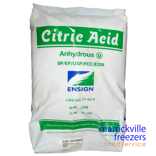 Citric Acid Powder B93 25kg