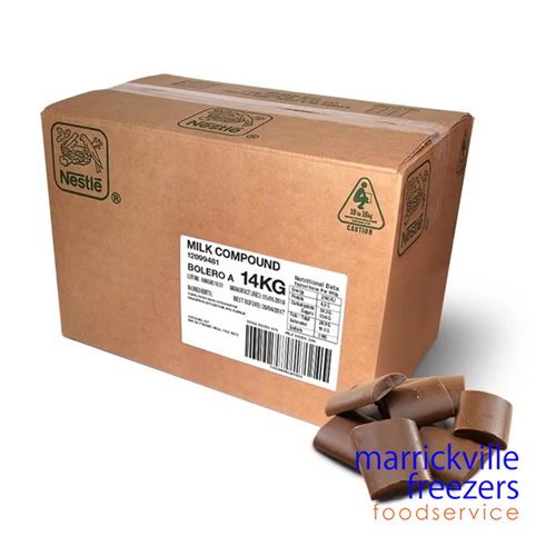 Chocolate MILK Compound 14kg Bolero A Kibble