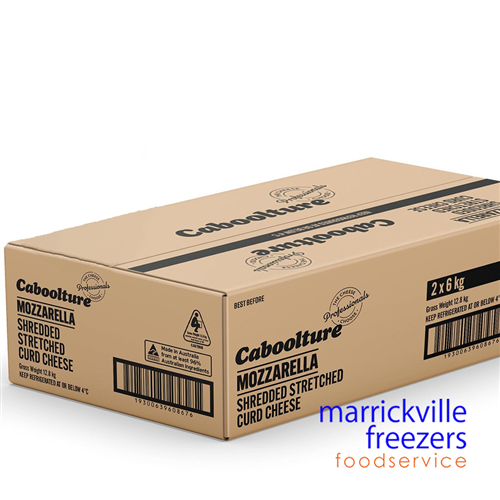 Cheese Mozzarella Shredded 6kg Caboolture