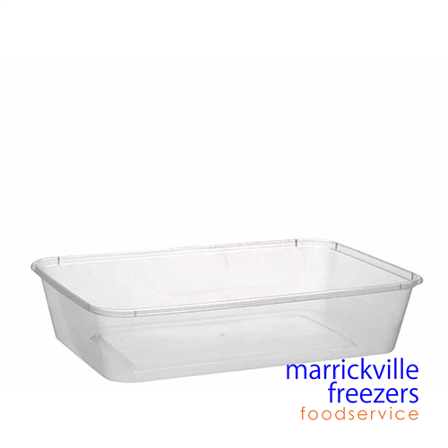 Container Plastic Rectangular 500ml  50pc