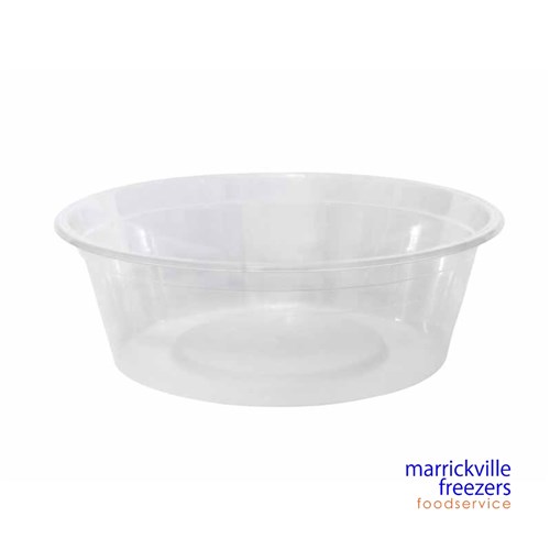 Container Plastic Round 225ml C8 100