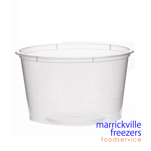 Container Plastic Round 540ml C20 50