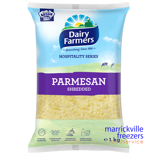 Cheese Parmesan SHREDDED Dairy Farmers 1kg