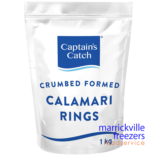 Calamari Rings Crumbed FORMED 1kg Captains Catch