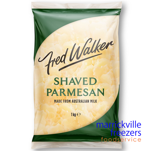 Cheese Parmesan Shaved 1kg Fred Walker