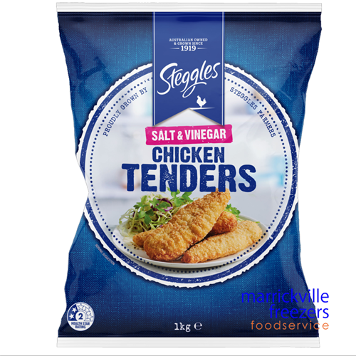 Chicken Tenders Salt N Vinegar 6kg Steggles