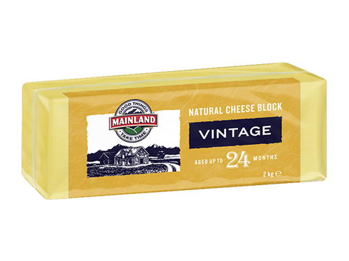 Cheese Vintage Block 2kg MAINLAND