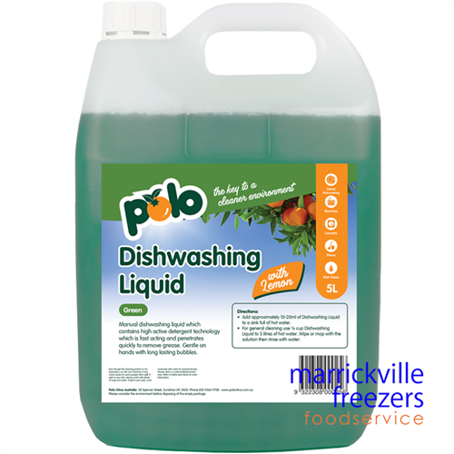 Dishwashing Liquid Green 5lt POLO