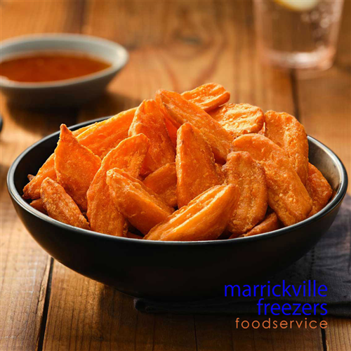 EDGELL Sweet potato WEDGES Crinkle Cut 6x1.1kg