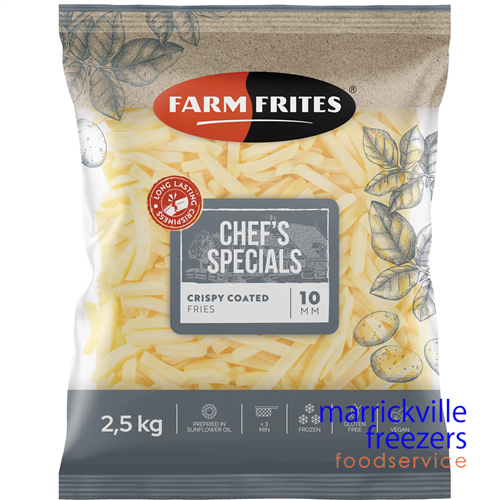 Farm Frites CRISPY COAT Straight Cut 10mm 4x2.5kg