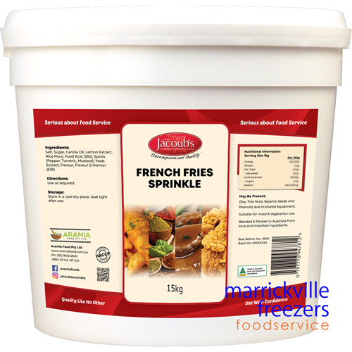 French Fries Sprinkle 15kg Jacoubs