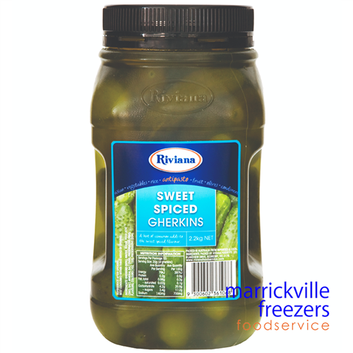 Gherkins Sweet Spiced 2.2kg Riviana