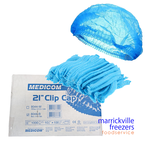Hair Net BLUE Disposable Cap 1000