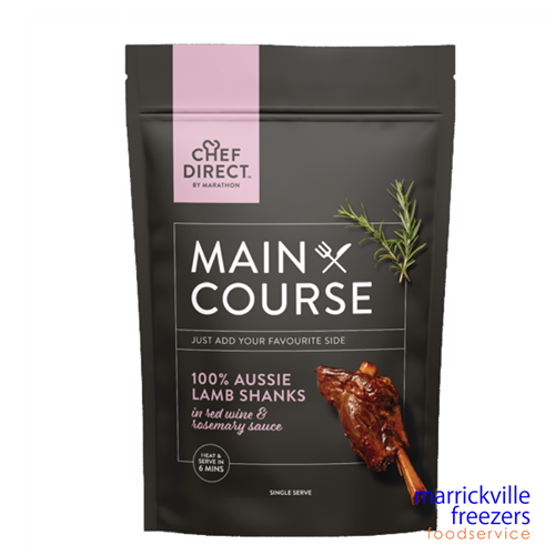 Lamb Shanks RedWine/Rosemary 10 Pack Chef Direct (RW) Approx 5kg