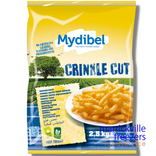 Mydibel Crinkle Cut 13mm 4x2.5kg