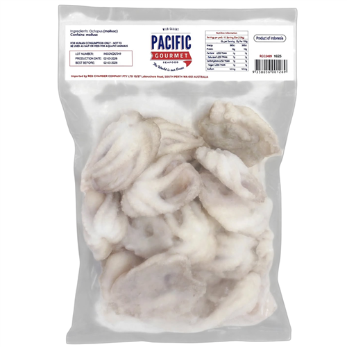 Octopus Baby 16/25 Whole Cleaned Flowered INDO 10x1kg Pacific Gourmet