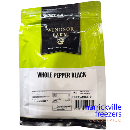 Pepper Black Ground 1kg Winsdor Farm