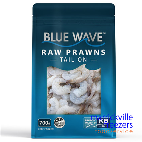 Prawn Cutlet Raw 13/15 Vannamei Tail On 700g Blue Wave
