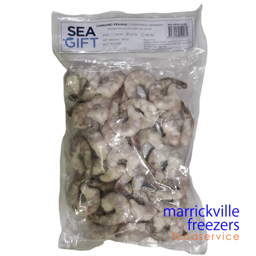 Prawn Cutlet 21/25 Vannamei Raw 700g sea gift Pacific West