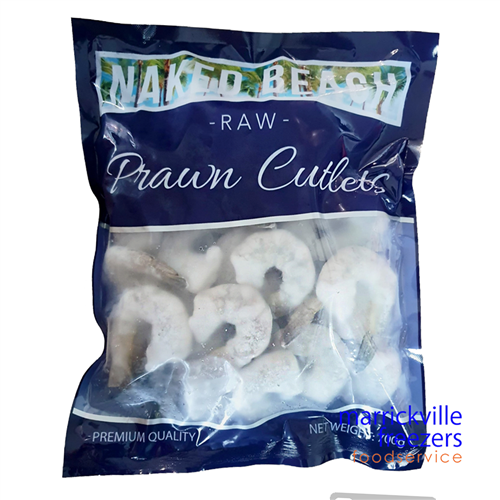 Prawn Cutlet Raw 21/25 Naked Beach 700g