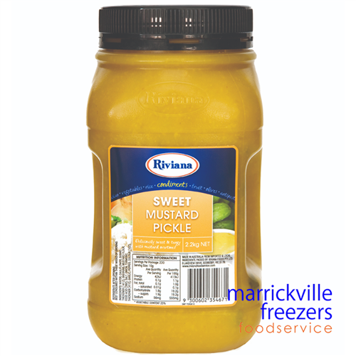 Pickle Mustard Sweet 2.2kg Riviana