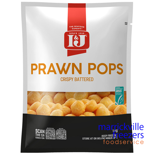 Prawns Pops Battered 1kg I&J