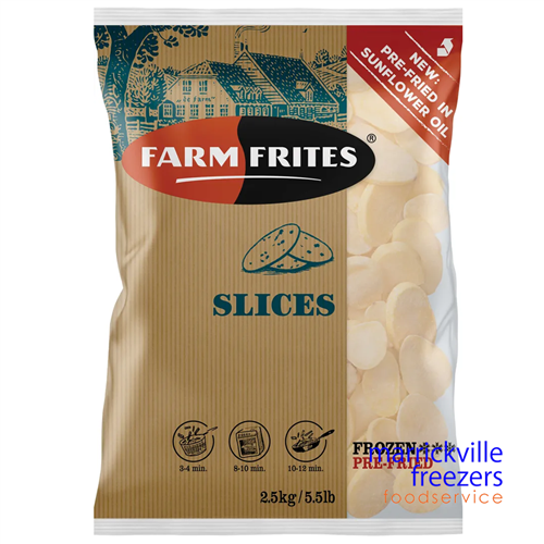 Potato Slices 5x2.5kg Farm Frites