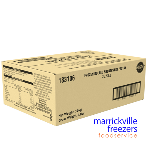 Pastry Roll SHORTCRUST 2X5kg Pampas
