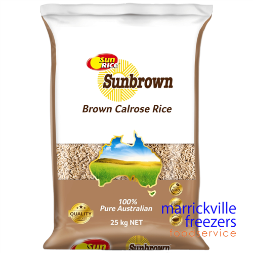 RICE SUNBROWN MED.GRAIN 25KG