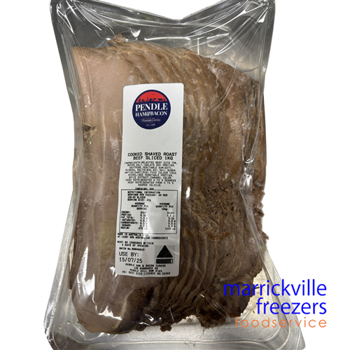 Roast Beef Shaved 1kg Pendle Ham
