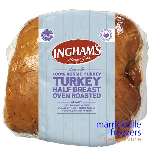 Oven Roasted Half Breast Turkey INGHAM Approx 2.5kg