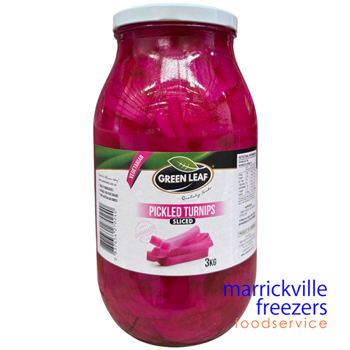 Turnips Pickled 3kg Green Leaf
