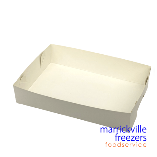 Tray Paper Cake MEDIUM 215x145x41  200pc Wise Buy