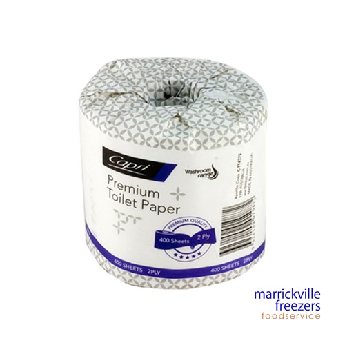 Toilet Roll Premium 2ply Capri 48Rx400S