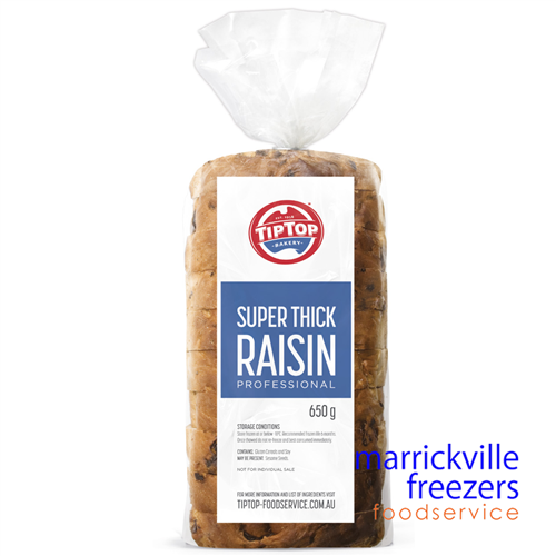Toast Raisin Super Thick Slices 6x650g Tip Top